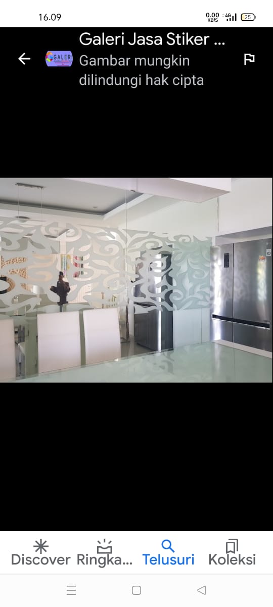 Sandblast Partisi Kantor Modern